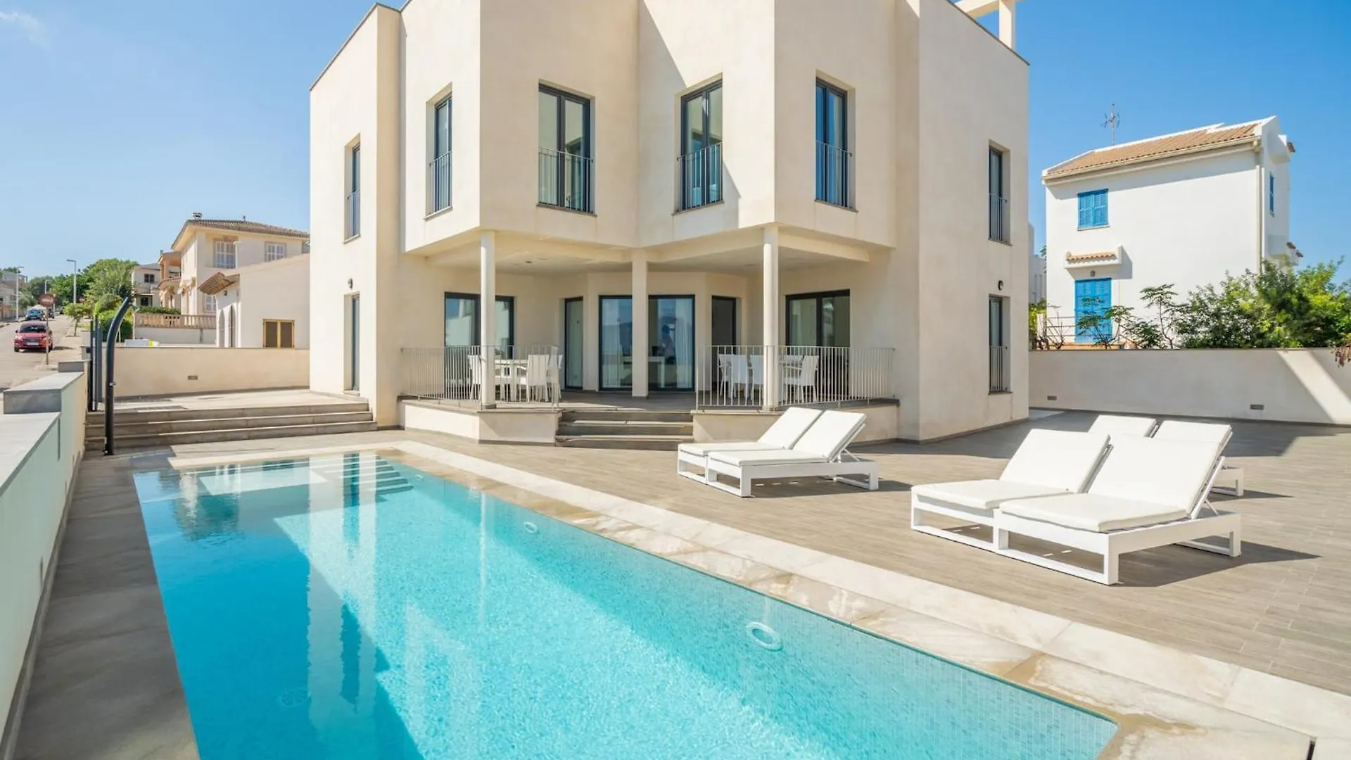 Beachfront Villa In Son Serra De Marina